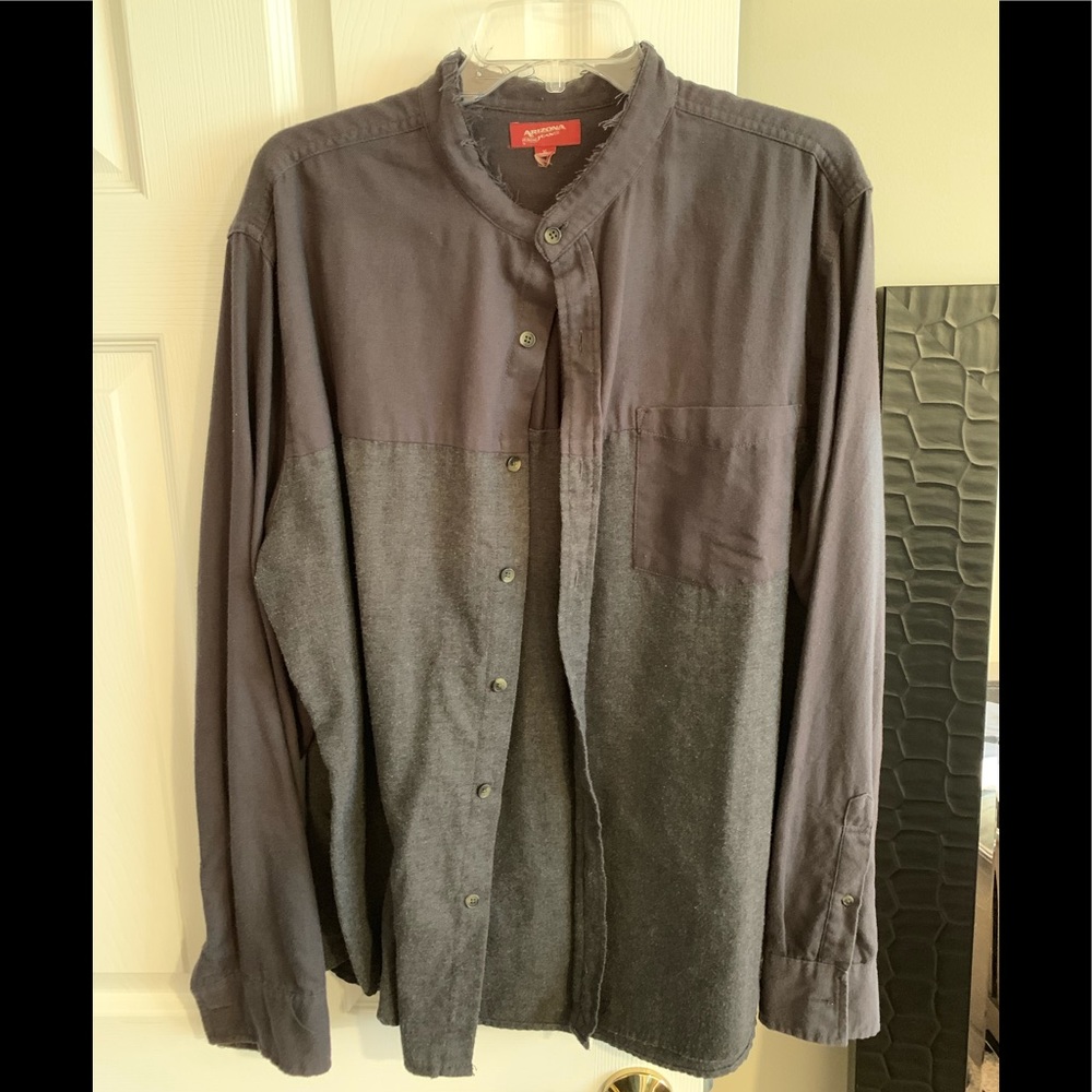 Button down with mandarin collar XL